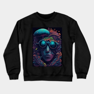 Techno T-Shirt - Techno Organism - Catsondrugs.com - Techno, rave, edm, festival, techno, trippy, music, 90s rave, psychedelic, party, trance, rave music, rave krispies, rave flyer T-Shirt Scale + Placement Crewneck Sweatshirt